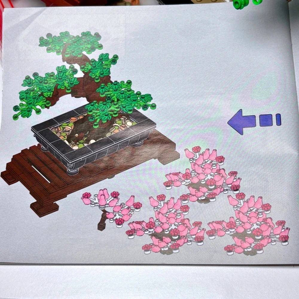LEGO Bonsai Tree 10281  Creator Expert Botanical Collection Brown 878pc Plant